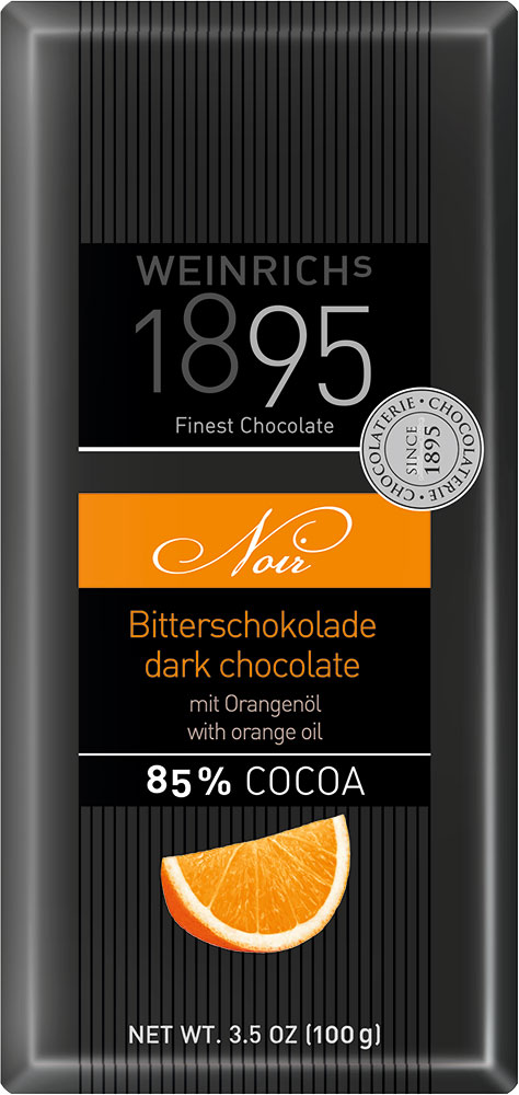 ウィズ　ワインリッヒ　85％カカオ　オレンジ　送料無料　120セット　ダークチョコレート　100g